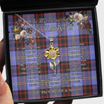 To My Beautiful Soulmate Sunflower Necklace In Your Eyes I Have Found My Home Clan Rutherford Tartan Jewelry For Girlfriend