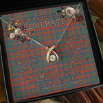 To My Beautiful Soulmate Necklace In Your Eyes I Have Found My Home Clan Matheson Ancient Tartan Wishbone Dancing Necklace