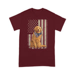 Scotstee Shop - Golden Retriever American Flag Bandana 4th Of July 4th Of July Shirt