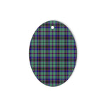 Stevenson Tartan Oval Ornaments, Christmas Tree Ornament, Plaid Christmas Ornaments, Ceramic Oval Christmas Tree Decoration, Tartan Oval Ornaments, Christmas Tree Ornament, Plaid Christmas Ornaments, Ceramic Oval Christmas Tree Decoration