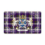 Welcome Mat Scottish Macdonalds Of Donald Dress Modern Clan Badge Tartan Door Mat, Plaid Doormat