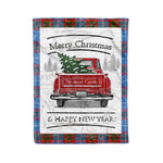 Tartan Blanket Vintage Red Truck with Christmas Tree Family Scottish Clan Nicolson Modern plaid blanket, red plaid blanket, buffalo plaid blanket, green plaid blanket, plaid fleece blanket, blue plaid blanket, red tartan blanket, tartan plaid blanket, black and white plaid blanket, , christmas plaid blanket, orange plaid blanket, tartan plaid throw blanket, pink plaid blanket, brown plaid blanket, buffalo check blanket