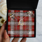 To My Beautiful Soulmate Necklace In Your Eyes I Have Found My Home Clan MacFie Tartan Forever Love Necklace