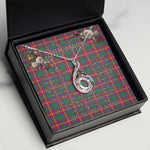 To My Beautiful Soulmate Necklace In Your Eyes I Have Found My Home Clan Hopkirk Tartan Rising Phoenix Necklace