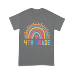 4th Grade Rainbow Girl Boys Teacher Hello Fourth Grade Squad Back To School Shirt Back To School Gifts - Scotstee Shop