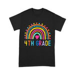 4th Grade Rainbow Girl Boys Teacher Hello Fourth Grade Squad Back To School Shirt Back To School Gifts - Scotstee Shop