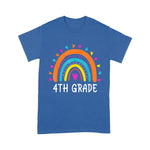 4th Grade Teacher Rainbow Funny Fourth Grade Back To School Shirt Back To School Gifts - Scotstee Shop
