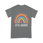 4th Grade Teacher Rainbow Funny Fourth Grade Back To School Shirt Back To School Gifts - Scotstee Shop