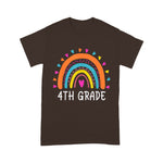 4th Grade Teacher Rainbow Funny Fourth Grade Back To School Shirt Back To School Gifts - Scotstee Shop