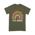 4th Grade Teacher Rainbow Funny Fourth Grade Back To School Shirt Back To School Gifts - Scotstee Shop
