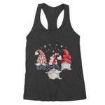 4th Of July Patriotic Gnomes Funny Cute American USA Flag 4th Of July Birthday Women's Tank Top - Scotstee Shop