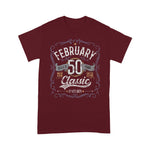 Scotstee Shop - 50 Year Old Gift Vintage Classic Since 1971 50th Ferbruary Birthday Shirt For 50th Birthday Shirt