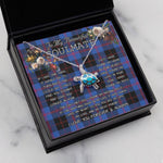 Sea Turtle Necklace To My Beautiful Soulmate Necklace In Your Eyes I Have Found My Home Clan Angus Modern Tartan Blue Turtle Necklace
