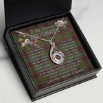 To My Beautiful Soulmate Necklace In Your Eyes I Have Found My Home Clan Buchan Modern Tartan Rising Phoenix Necklace