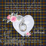 Rising Phoenix Necklace - Valentine Necklace Clan Fraser Hunting Tartan Gift for Girlfriend, Gift for My Wife Rising Phoenix Necklace