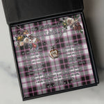 To My Beautiful Soulmate Necklace In Your Eyes I Have Found My Home Clan MacPherson Hunting Modern Tartan Crown Pendant Necklace