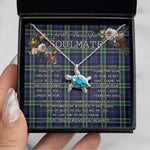 Sea Turtle Necklace To My Beautiful Soulmate Necklace In Your Eyes I Have Found My Home Clan Arbuthnott Tartan Blue Turtle Necklace, Valentine Necklace Gift for Girlfriend Clan Mitchell Ancient Tartan Sunflower Pendant Necklace, Scottish Tartan Jewelry, valentine necklace, necklace girlfriend, necklace for wife, cute necklaces for girlfriend, jewelry for girlfriend, to my soulmate necklace, to my future wife necklace