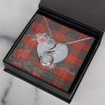 Rising Phoenix Necklace - Valentine Necklace Clan MacNab Ancient Tartan Gift for Girlfriend, Gift for My Wife Rising Phoenix Necklace