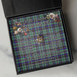 To My Beautiful Soulmate Necklace In Your Eyes I Have Found My Home Clan Stevenson Tartan Crown Pendant Necklace