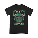 Vintage Made in MAY 1961 58th Years Old Birthday Birthday Shirt 60th birthday gifts - Scotstee Shop