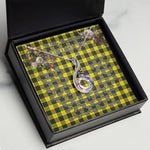 To My Beautiful Soulmate Necklace In Your Eyes I Have Found My Home Clan MacLeod of Lewis Modern Tartan Rising Phoenix Necklace