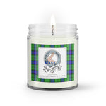 Soy Wax Candle - Buffalo Plaid Candle Clan Badge Armstrong Hunting Tartan Plaid Soy Wax Candle, oil candle, candle handmade, wax candle, soy wax, nature wax, natural soy wax, natural soy candles, natural candle