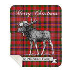 Scotstee Shop Plaid Tartan Blanket With Moose Clan MacAlister Plaid Blanket, plaid blanket australia,plaid blanket canada,plaid christmas blanket,plaid fleece sherpa blanket,plaid sherpa blanket canada,plaid sherpa blanket lipstick,plaid sherpa blanket pink,plaid sherpa blanket queen