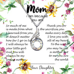 Rising Phoenix Necklace - To My Mom Neckalce - Thank You For Sacrifices You Make Every Day Mother's Day Gift