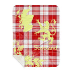 Sherpa Blanket - Tartan Blanket Thistle and Lion Scottish Clan Maxwell Red Plaid Blanket, plaid sherpa blanket queen,purple sherpa blanket,queen sherpa blanket,queen size sherpa blanket,red sherpa blanket,scottish tartan blankets,sherpa blanket,sherpa christmas blanket