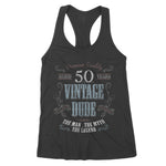 50th Birthday Gift Idea For Vintage Dude 50 Years Old Women's Tank Top - Scotstee Shop
