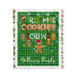 Products Personalized Gift Tartan Plaid Blanket Clan Galloway Hunting With Christmas Cookie Baking Crew Christmas Gift Blanket, Plaid Blanket, Christmas Fleece Blanket, Christmas Blanket, Tartan Blanket, Scottish Blanket, Scotland Blanket, Family Name Blanket, Custom Blanket, Personalized Blanket