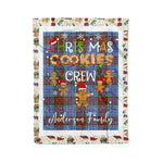 Personalized Gift Tartan Plaid Blanket Clan Anderson Modern With Christmas Cookie Baking Crew Christmas Gift Blanket, Plaid Blanket, Christmas Fleece Blanket, Christmas Blanket, Tartan Blanket, Scottish Blanket, Scotland Blanket, Family Name Blanket, Custom Blanket, Personalized Blanket
