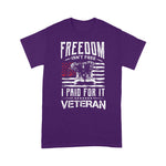 Scotstee Shop - Veterans Freedom American Flag 4th of July Shirt