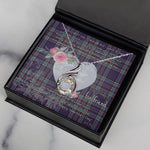 Rising Phoenix Necklace - Valentine Necklace Clan RCAF Tartan Gift for Girlfriend, Gift for My Wife Rising Phoenix Necklace
