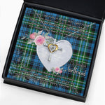 Gift For My Beautiful Girlfriend Necklace Valentine Necklace Clan Arbuthnott Hunting Tartan Cross Dancing Necklace Scottish Tartan Jewelry