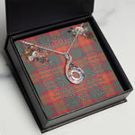 To My Beautiful Soulmate Necklace In Your Eyes I Have Found My Home Clan MacNab Ancient Tartan Rising Phoenix Necklace