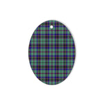 Stevenson Tartan Oval Ornaments, Christmas Tree Ornament, Plaid Christmas Ornaments, Ceramic Oval Christmas Tree Decoration, Tartan Oval Ornaments, Christmas Tree Ornament, Plaid Christmas Ornaments, Ceramic Oval Christmas Tree Decoration