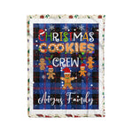 Personalized Gift Tartan Plaid Blanket Clan Angus Modern With Christmas Cookie Baking Crew Christmas Gift Blanket, Plaid Blanket, Christmas Fleece Blanket, Christmas Blanket, Tartan Blanket, Scottish Blanket, Scotland Blanket, Family Name Blanket, Custom Blanket, Personalized Blanket