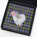 Gift For My Beautiful Girlfriend Necklace Valentine Necklace Clan Macdonald Of Ranald Tartan Cross Dancing Necklace Scottish Tartan Jewelry