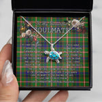 Sea Turtle Necklace To My Beautiful Soulmate Necklace In Your Eyes I Have Found My Home Clan Reid Tartan Blue Turtle Necklace, Valentine Necklace Gift for Girlfriend Clan Mitchell Ancient Tartan Sunflower Pendant Necklace, Scottish Tartan Jewelry, valentine necklace, necklace girlfriend, necklace for wife, cute necklaces for girlfriend, jewelry for girlfriend, to my soulmate necklace, to my future wife necklace