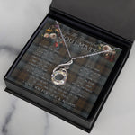 To My Beautiful Soulmate Necklace In Your Eyes I Have Found My Home Clan BlackWatch Weathered Tartan Rising Phoenix Necklace