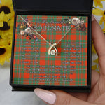 To My Beautiful Soulmate Necklace In Your Eyes I Have Found My Home Clan MacGregor Ancient Tartan Wishbone Dancing Necklace