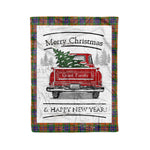 Tartan Blanket Vintage Red Truck with Christmas Tree Family Scottish Clan Grant of Edinchat plaid blanket, red plaid blanket, buffalo plaid blanket, green plaid blanket, plaid fleece blanket, blue plaid blanket, red tartan blanket, tartan plaid blanket, black and white plaid blanket, , christmas plaid blanket, orange plaid blanket, tartan plaid throw blanket, pink plaid blanket, brown plaid blanket, buffalo check blanket