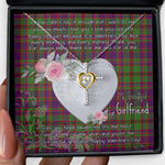 Gift For My Beautiful Girlfriend Necklace Valentine Necklace Clan MacIntyre Of Glenorchy Tartan Cross Dancing Necklace Scottish Tartan Jewelry