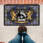 Doormat - Tartan Door Mat The Family Fletcher Of Dunans Welcome Mat, Plaid Doormat Scottish