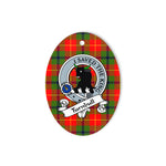 Turnbull Scottish Clan Badge Plaid Ornament Gift. Christmas Tree Ornament Turnbull Tartan Ornament,  ceramic ornament, personalized christmas ornaments, christmas tree ornaments, christmas door decorations, Plaid Ornament, Tartan Ceramic Ornament