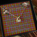 To My Beautiful Soulmate Necklace In Your Eyes I Have Found My Home Clan Forrester Tartan Wishbone Dancing Necklace