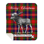 Scotstee Shop Plaid Tartan Blanket With Moose Clan MacPherson Plaid Blanket, plaid blanket australia,plaid blanket canada,plaid christmas blanket,plaid fleece sherpa blanket,plaid sherpa blanket canada,plaid sherpa blanket lipstick,plaid sherpa blanket pink,plaid sherpa blanket queen