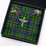 To My Beautiful Soulmate Necklace In Your Eyes I Have Found My Home Clan Rollo Tartan Cross Dancing Necklace