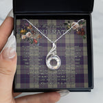 To My Beautiful Soulmate Necklace In Your Eyes I Have Found My Home Clan Cunningham Dress Blue Tartan Rising Phoenix Necklace, valentine necklace, necklace girlfriend, necklace for wife, cute necklaces for girlfriend, jewelry for girlfriend, to my soulmate necklace, to my future wife necklace, heart necklace for girlfriend, tartan heart necklace, necklace jewelry, valentines day necklace, valentines necklace for her, valentines day necklace for her, valentine's day necklace for girlfriend,